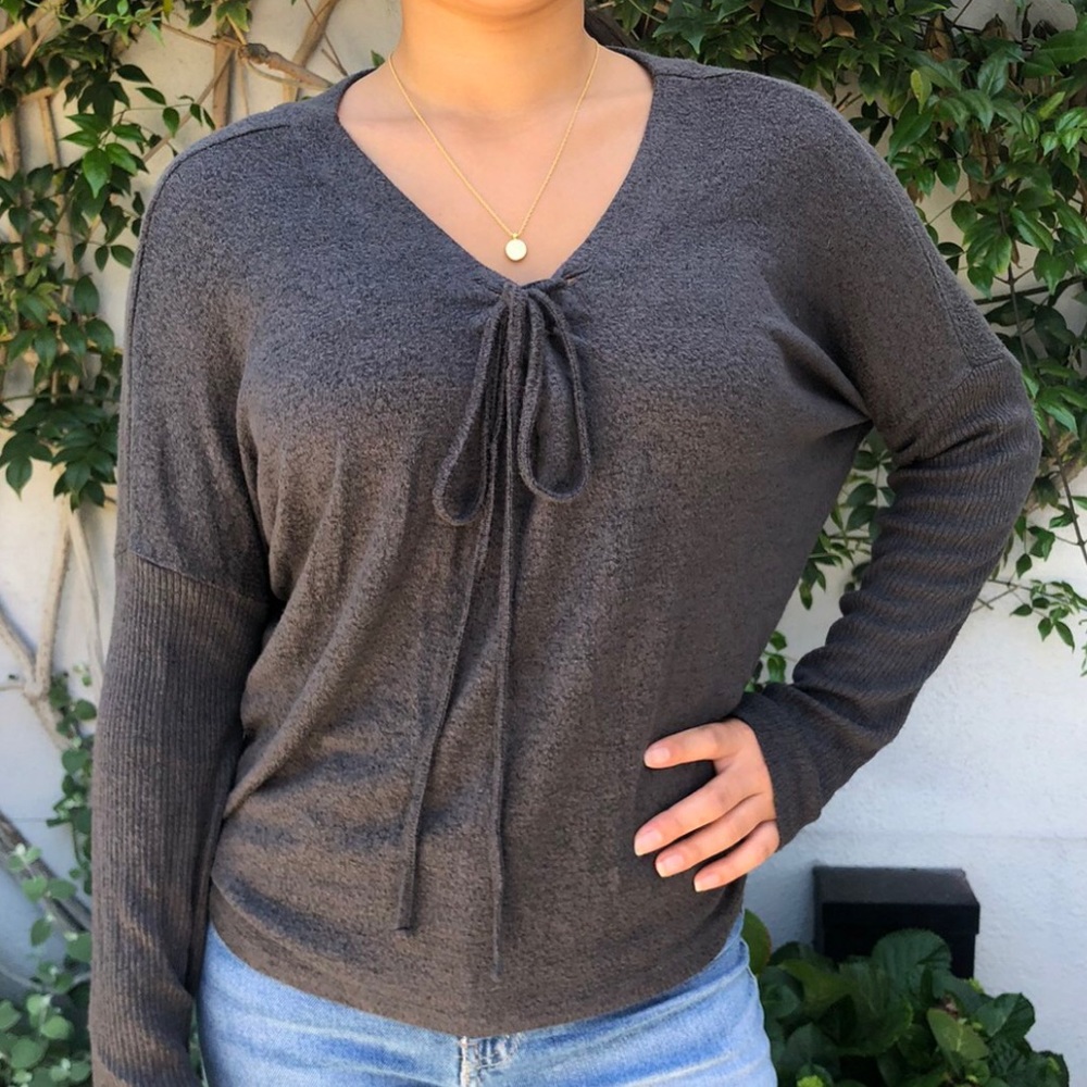 Gray sweater
